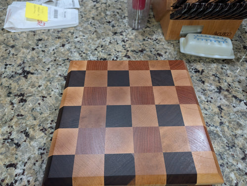 3 Color Checker Board Pattern