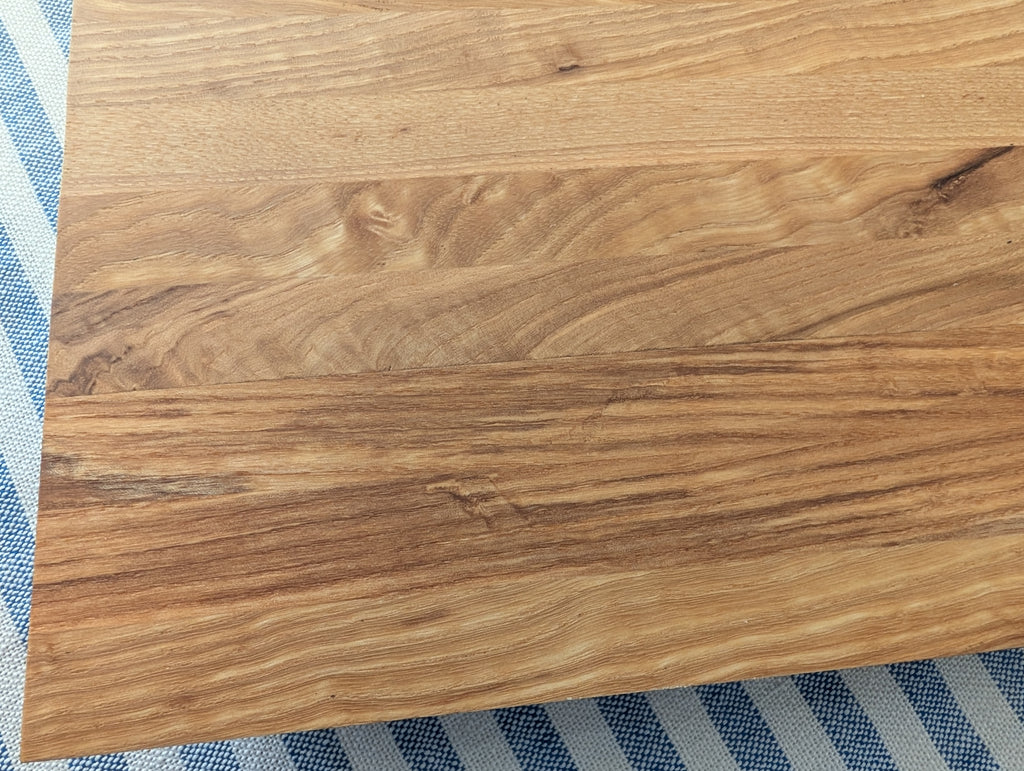 Handcrafted Quilted Ash Cutting Board – 19" x 11" x 1.75"