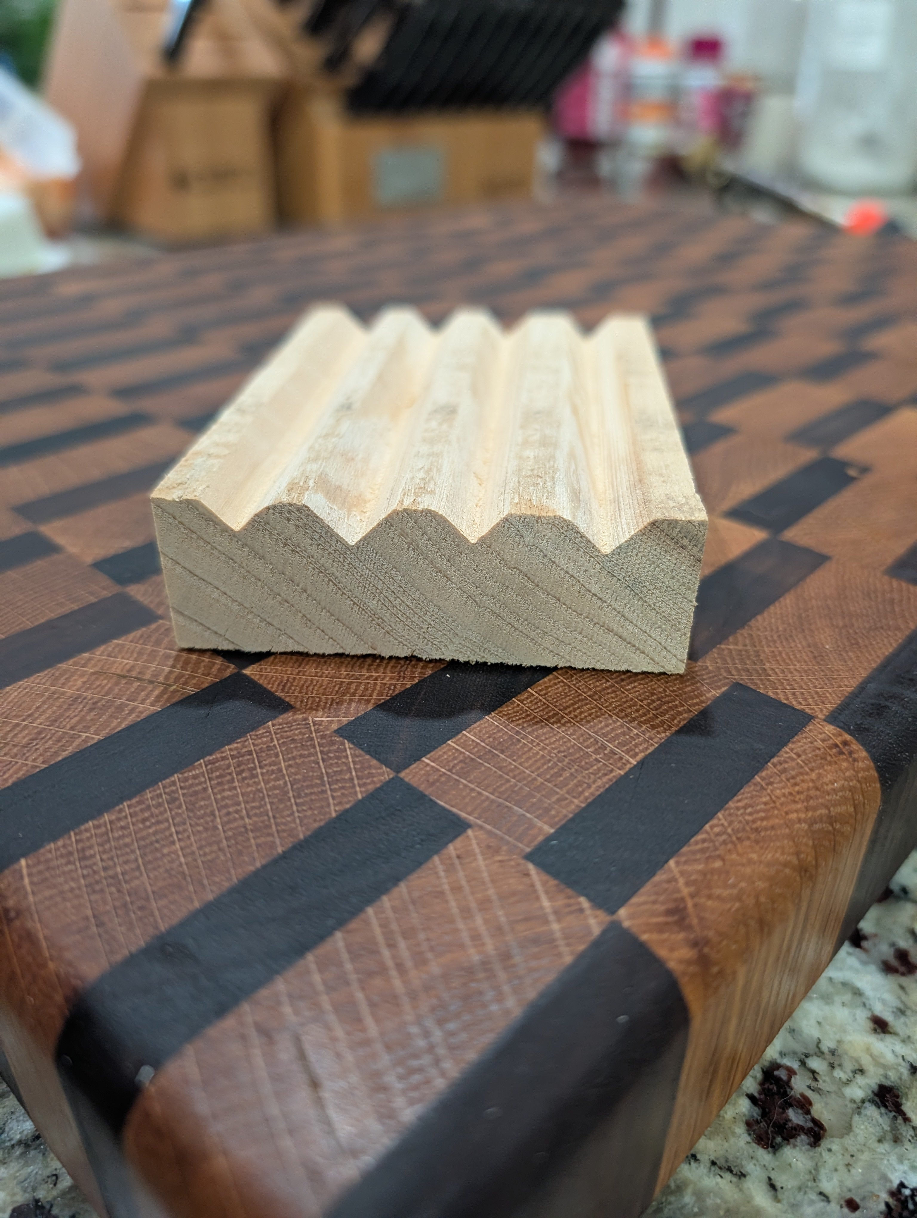 Handcrafted Cypress Soap Saver – 3" x 4" x 1"